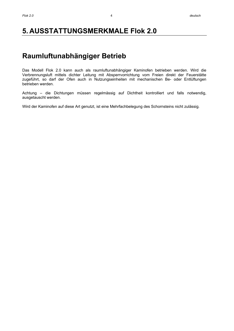 Austroflamm Flok 2.0 User Manual | Page 6 / 20
