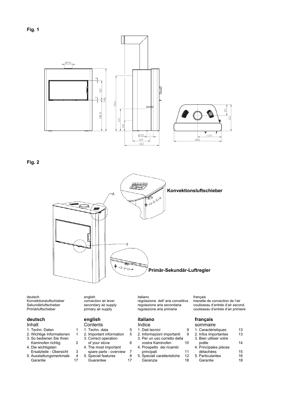 Austroflamm Jess Xtra User Manual | Page 2 / 20