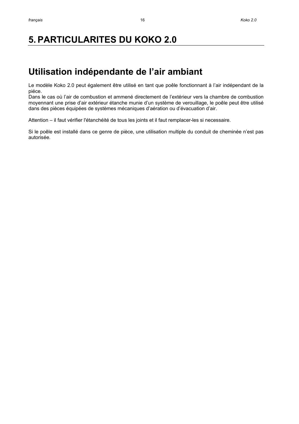 Austroflamm Koko 2.0 User Manual | Page 18 / 20