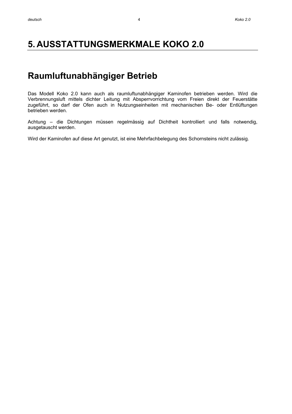 Austroflamm Koko 2.0 User Manual | Page 6 / 20
