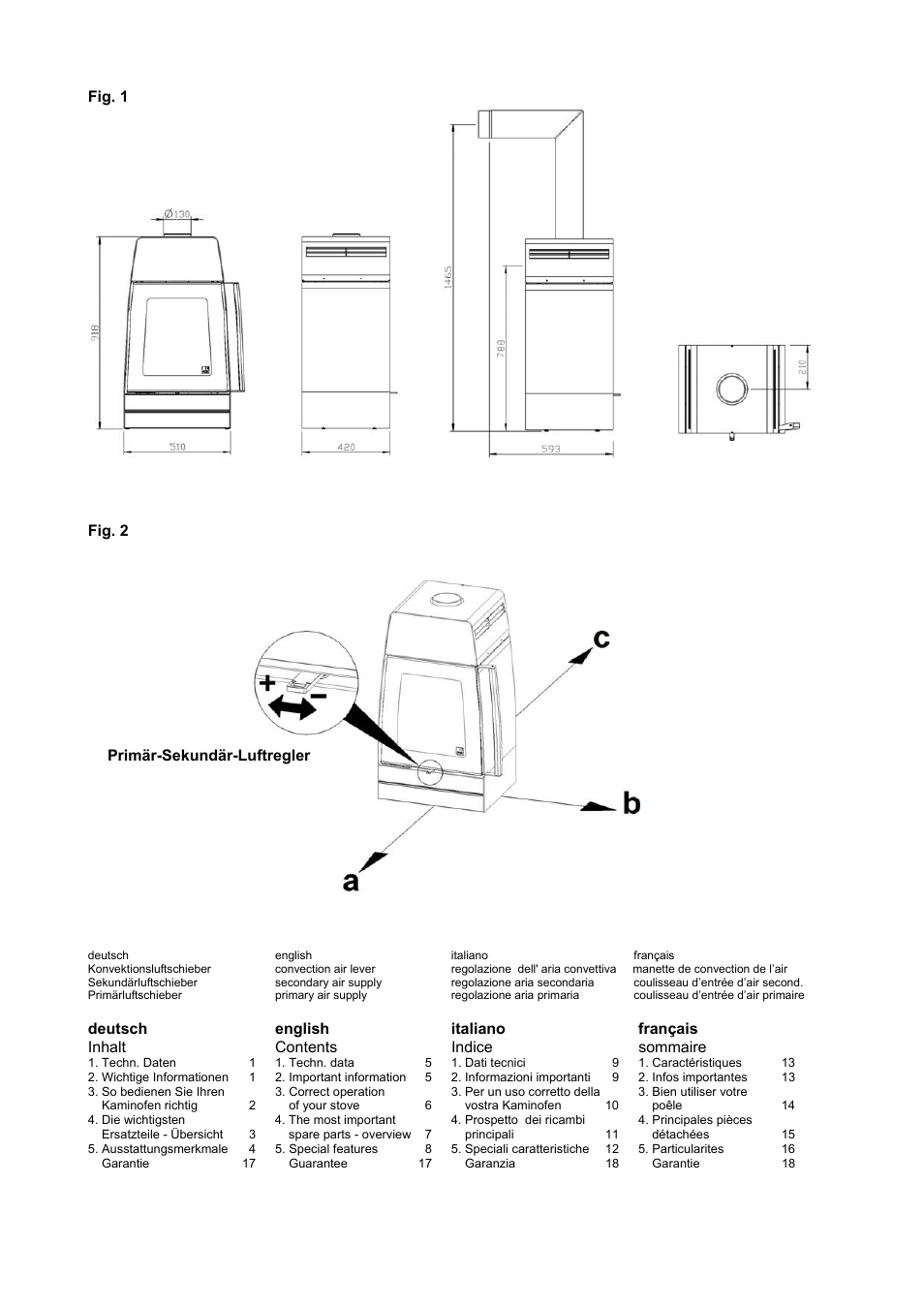 Austroflamm Moby User Manual | Page 2 / 20
