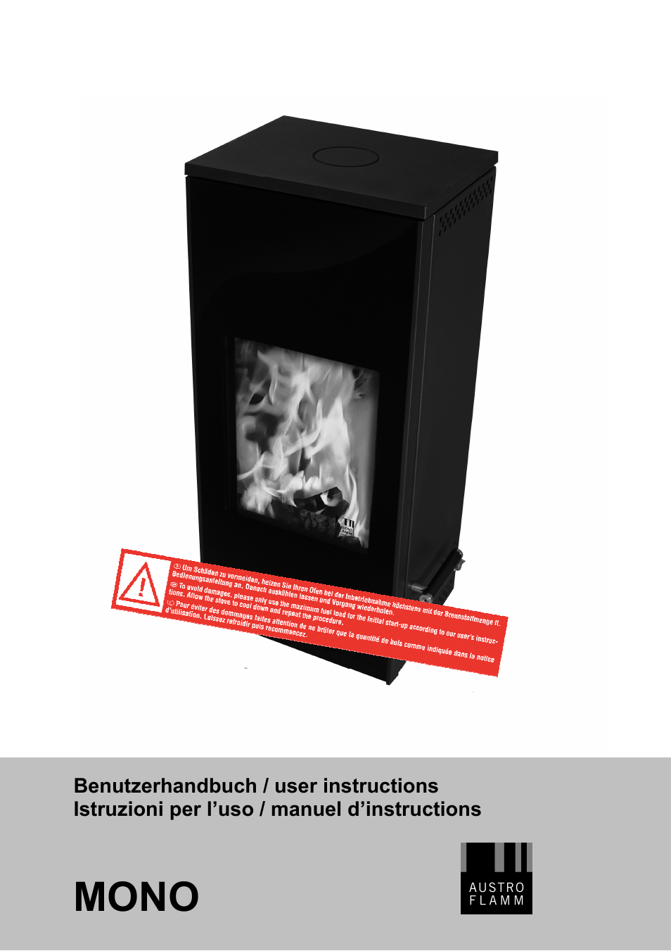 Austroflamm Mono User Manual | 20 pages