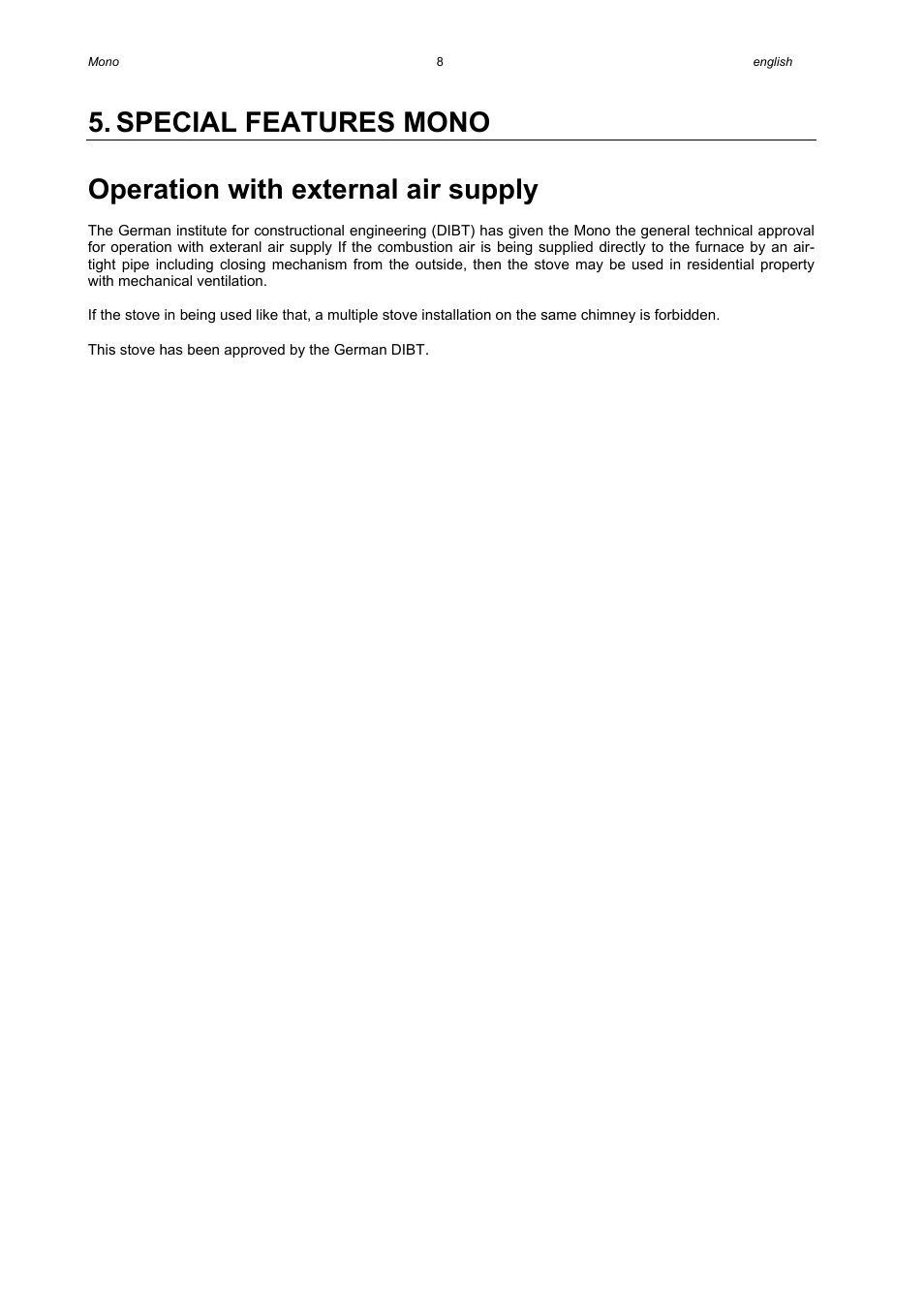 Austroflamm Mono User Manual | Page 10 / 20