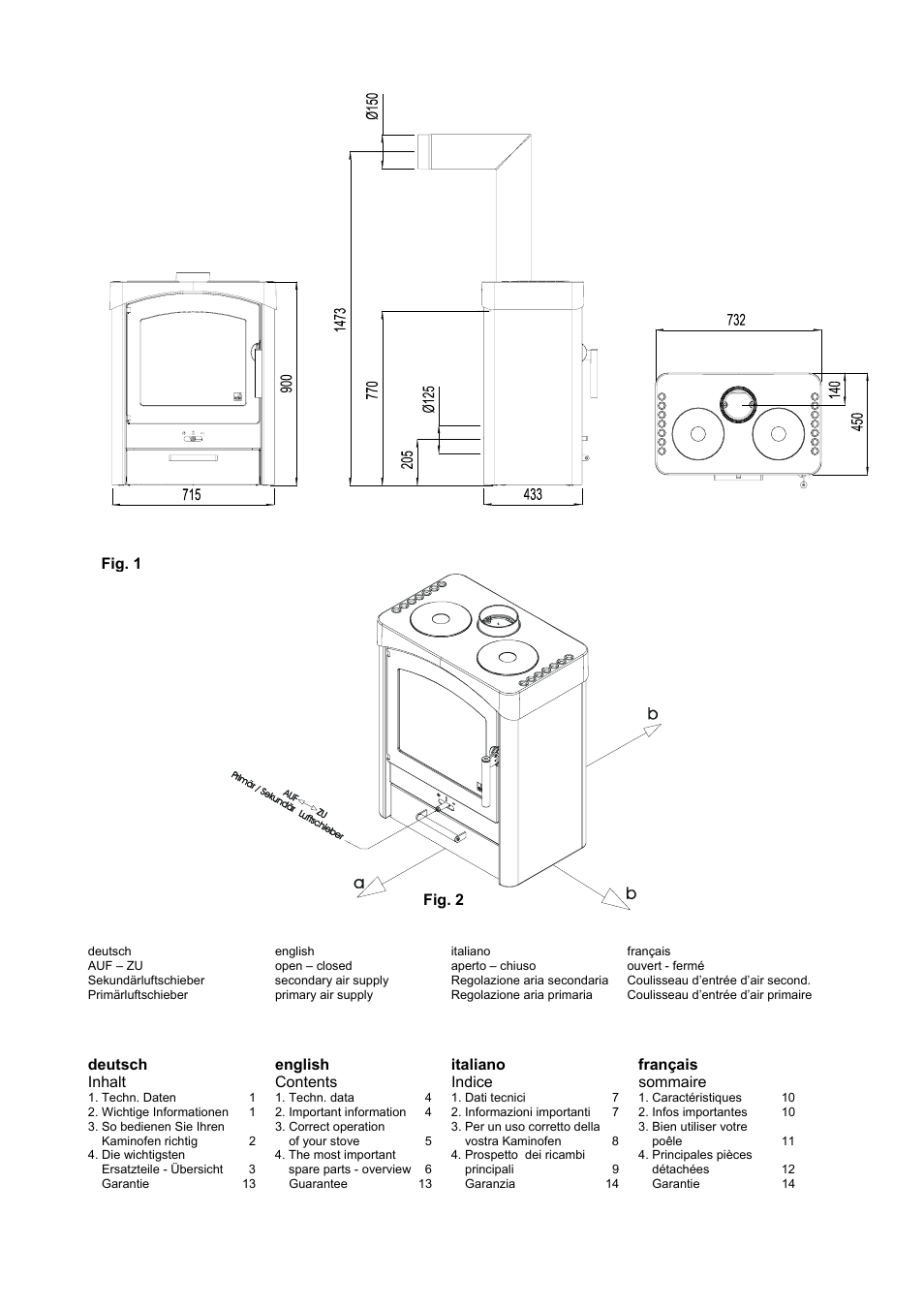 Austroflamm Pallas User Manual | Page 2 / 16