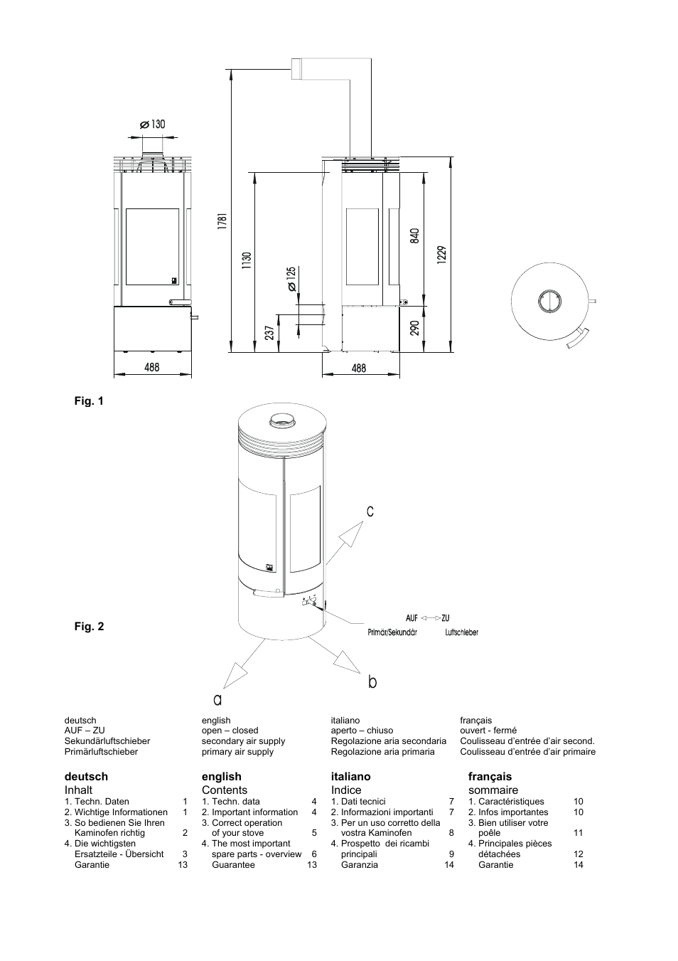Austroflamm Pi User Manual | Page 2 / 16
