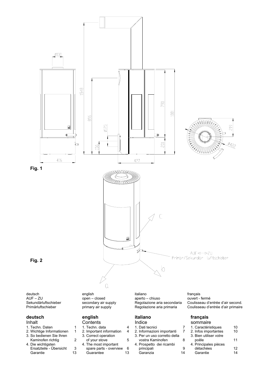 Austroflamm Pi-Ko User Manual | Page 2 / 16