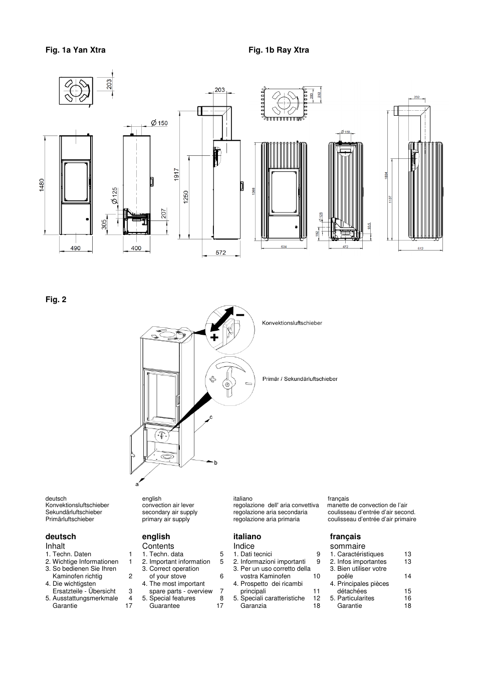 Austroflamm Yan Xtra User Manual | Page 2 / 20