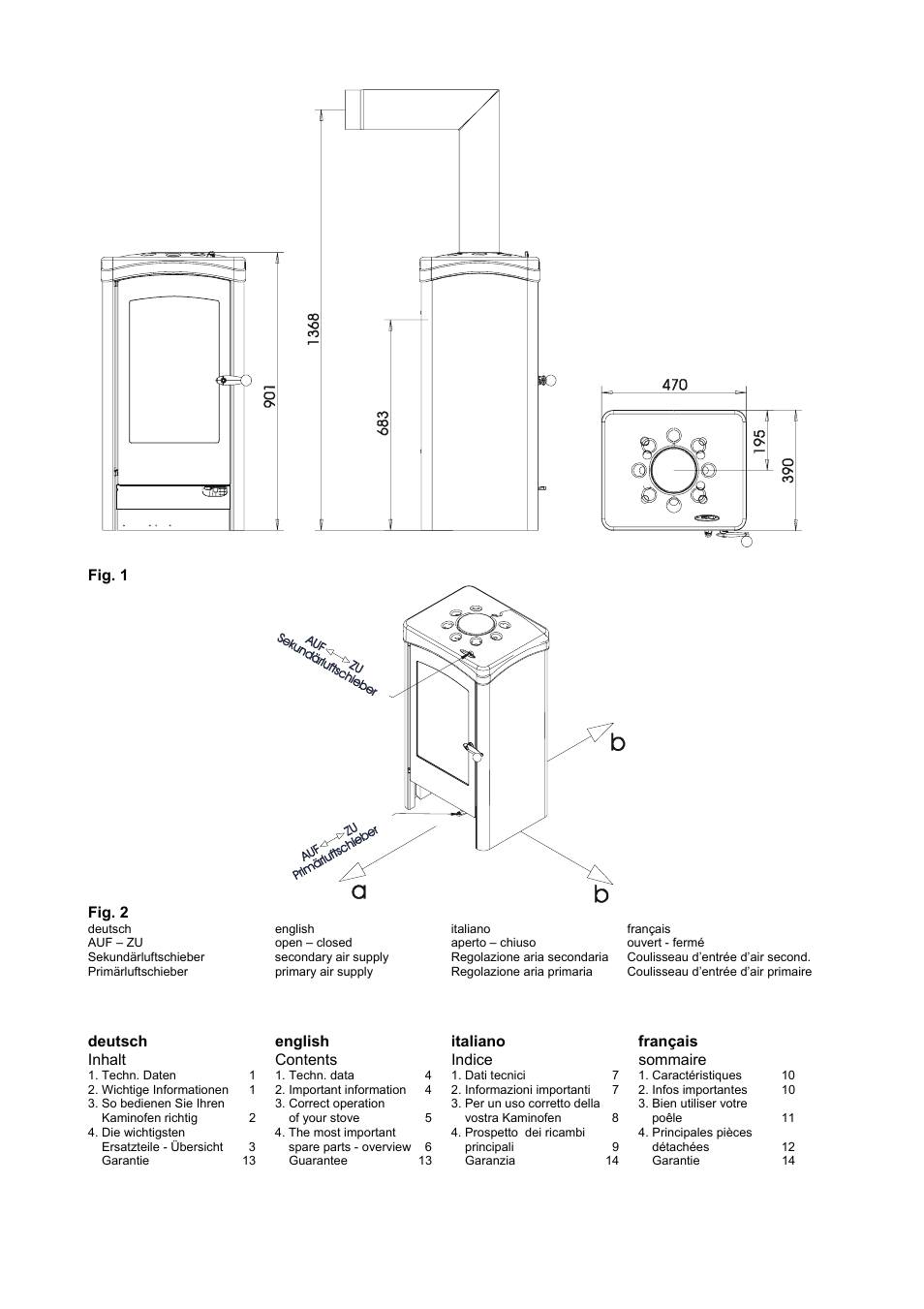 Austroflamm Spark User Manual | Page 2 / 16
