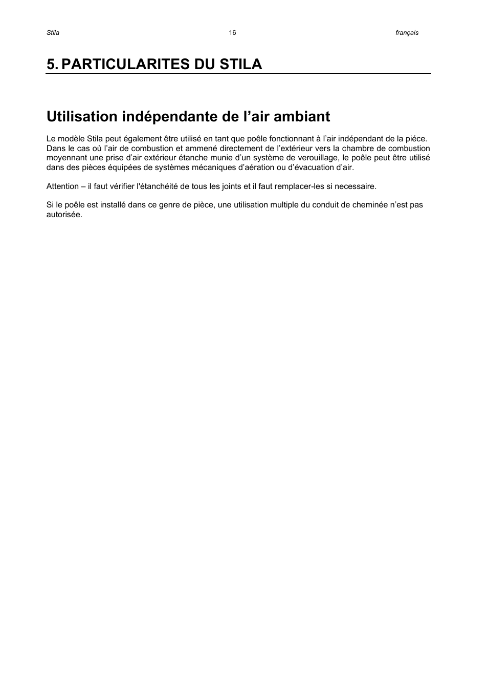 Austroflamm Stila User Manual | Page 18 / 20
