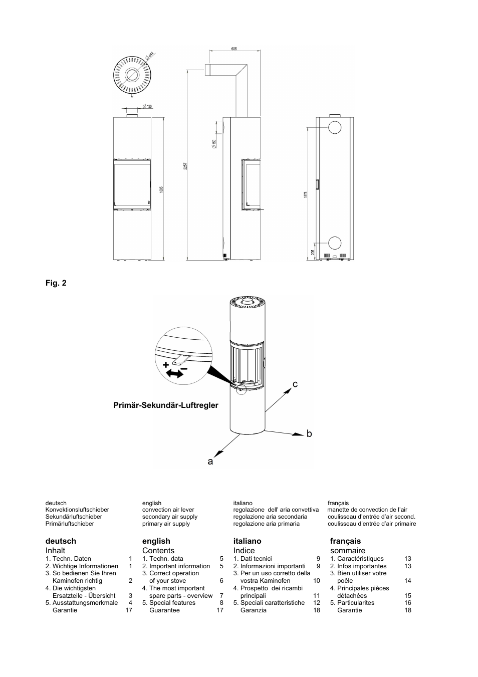 Austroflamm Stila User Manual | Page 2 / 20