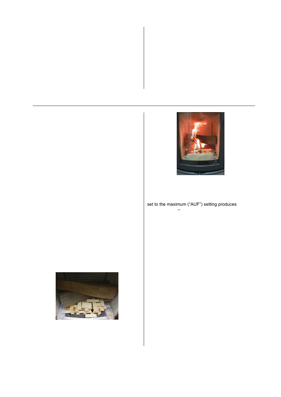 Correct operation of your stove, Floor load capacity, Combustion air | Stove pipe connection, Approved fuels, Maximum amount of fuel, Clean burning, Making a fire, Heating in-between seasons | Austroflamm Tria User Manual | Page 7 / 16