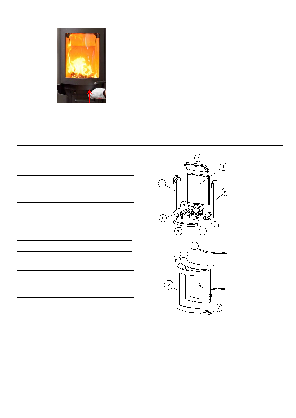 Heating in-between seasons, Chimney fire, The most important spares—overview | Gaskets, Keramott, Other parts, Accessories, Important, Maintenance | Austroflamm Uno Xtra User Manual | Page 9 / 20