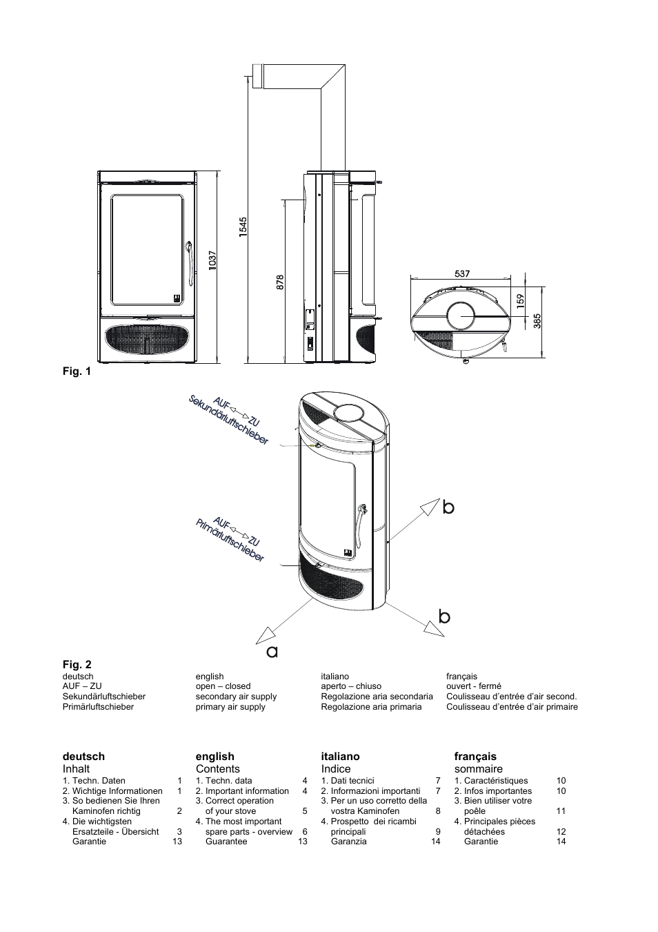 Austroflamm Vita User Manual | Page 2 / 16