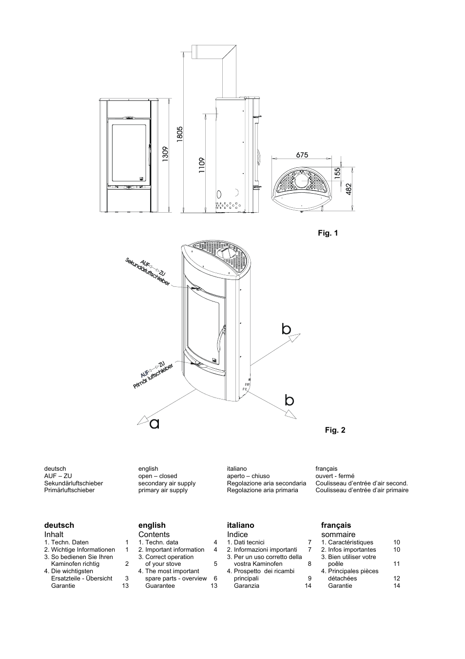 Austroflamm Irony XS User Manual | Page 2 / 16