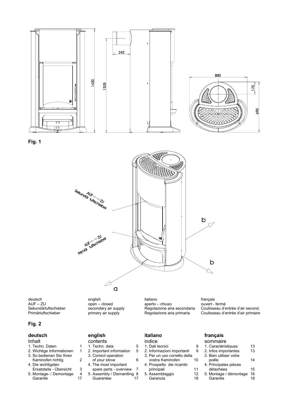 Austroflamm Irony M User Manual | Page 2 / 21