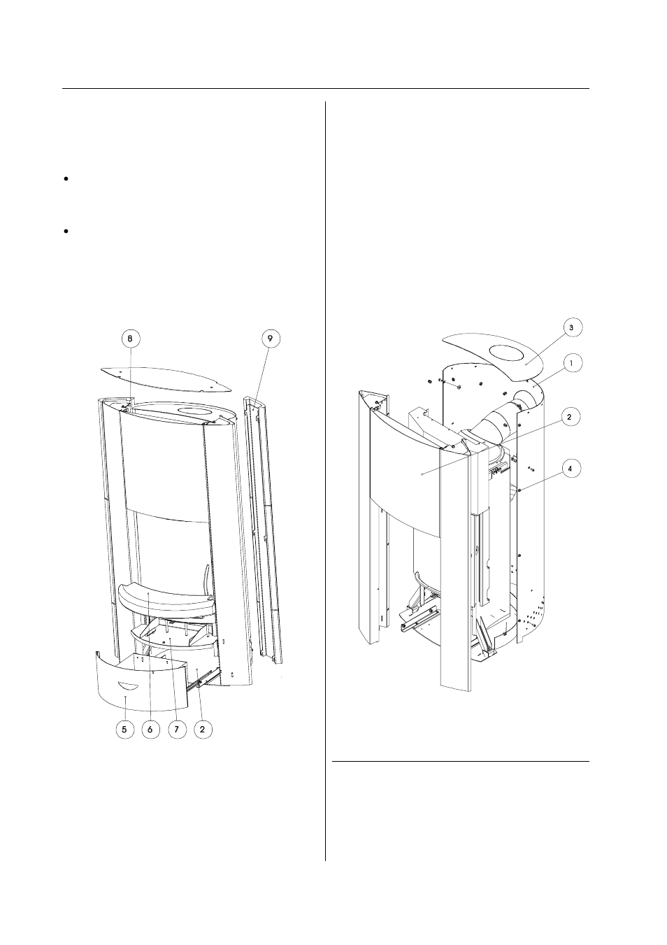 Assembly- / dismantling instructions, Irony xl equipment, Transport safety unit | Cladding | Austroflamm Irony XL User Manual | Page 10 / 21