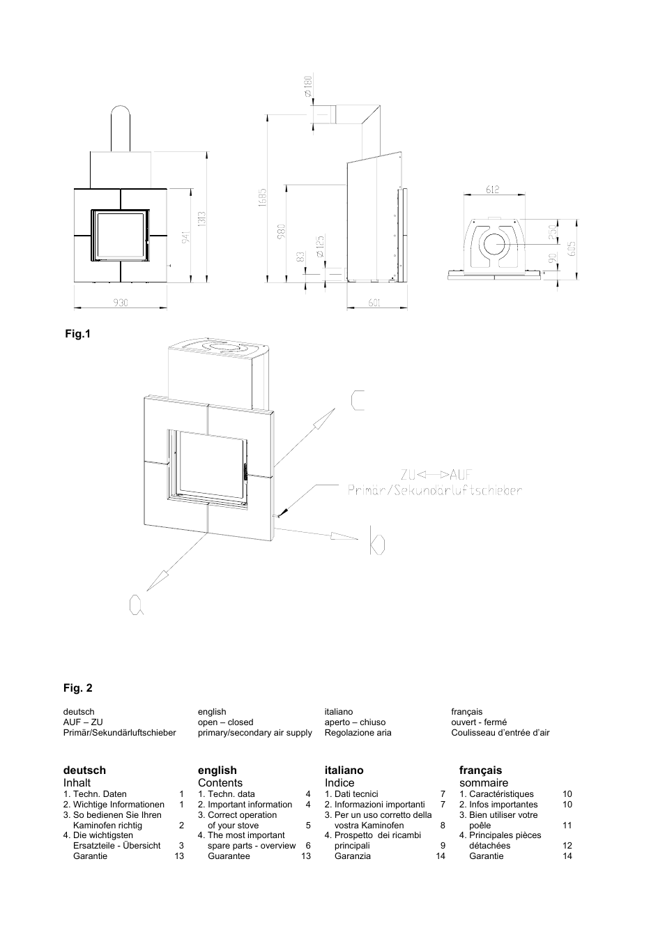 Austroflamm Irony Fireplace 2 User Manual | Page 2 / 16