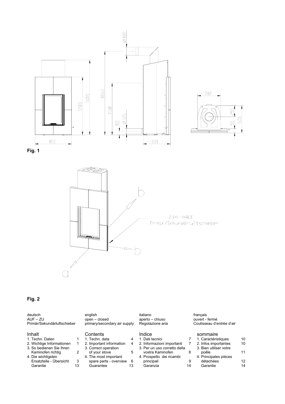Austroflamm Irony Fireplace 3 User Manual | Page 2 / 16