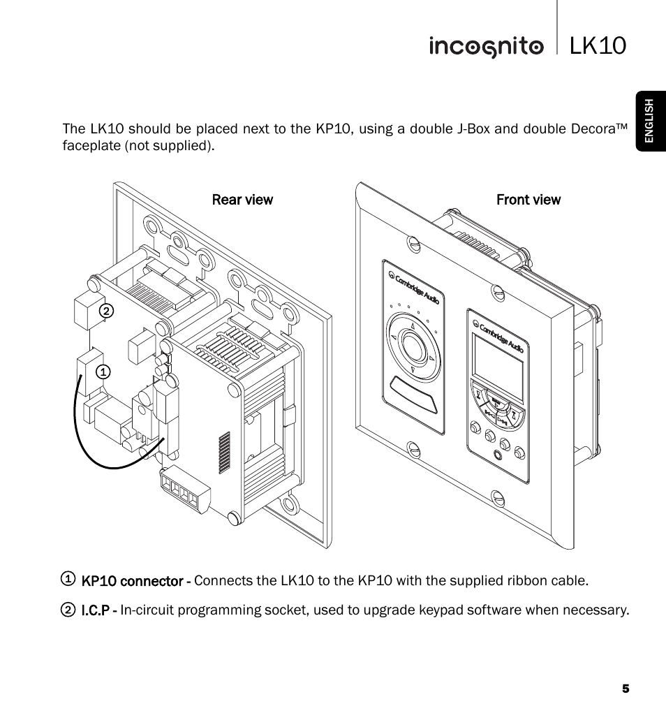Lk10 | Cambridge Audio LK10 User Manual | Page 5 / 20