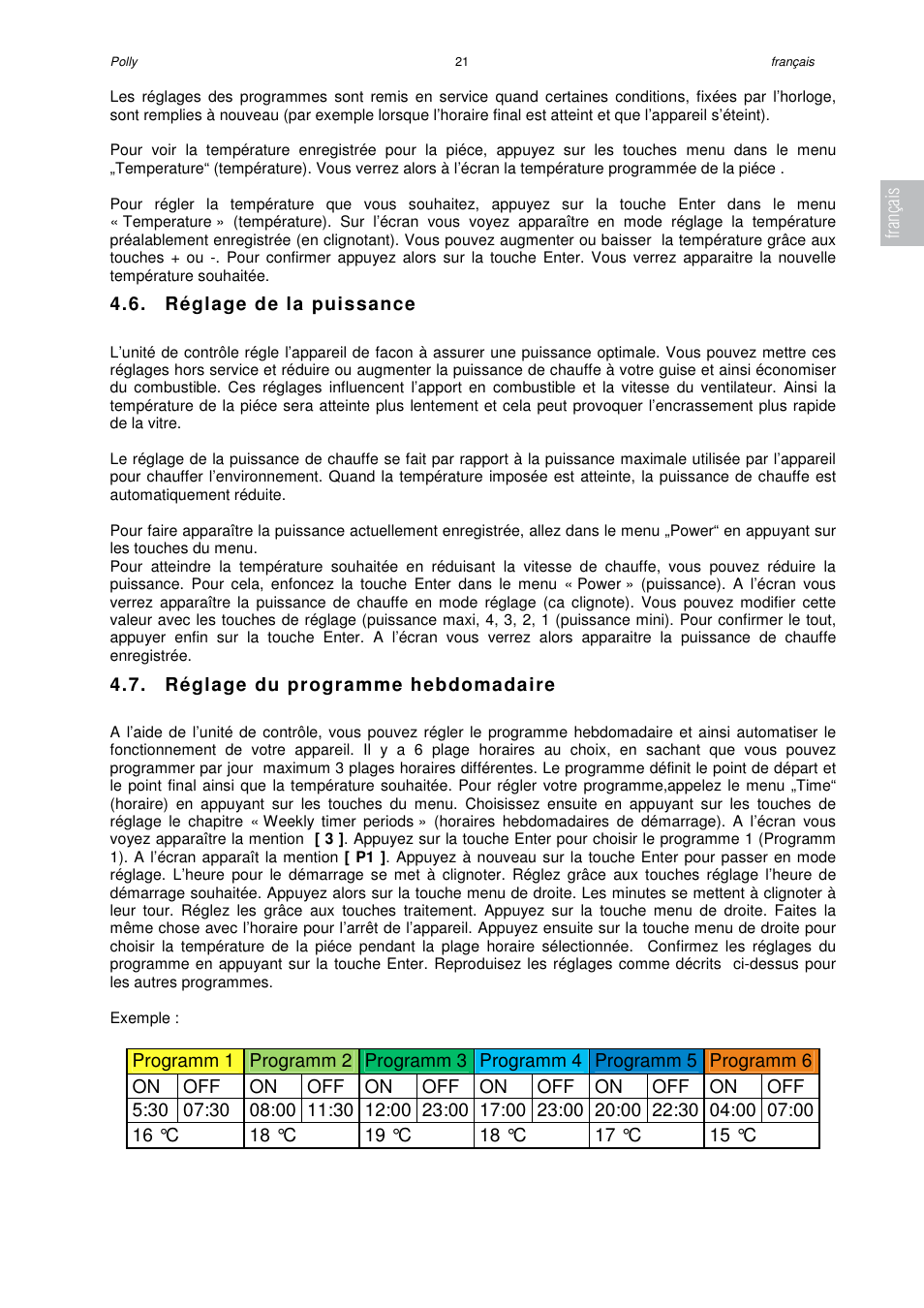 Austroflamm Polly User Manual | Page 23 / 68