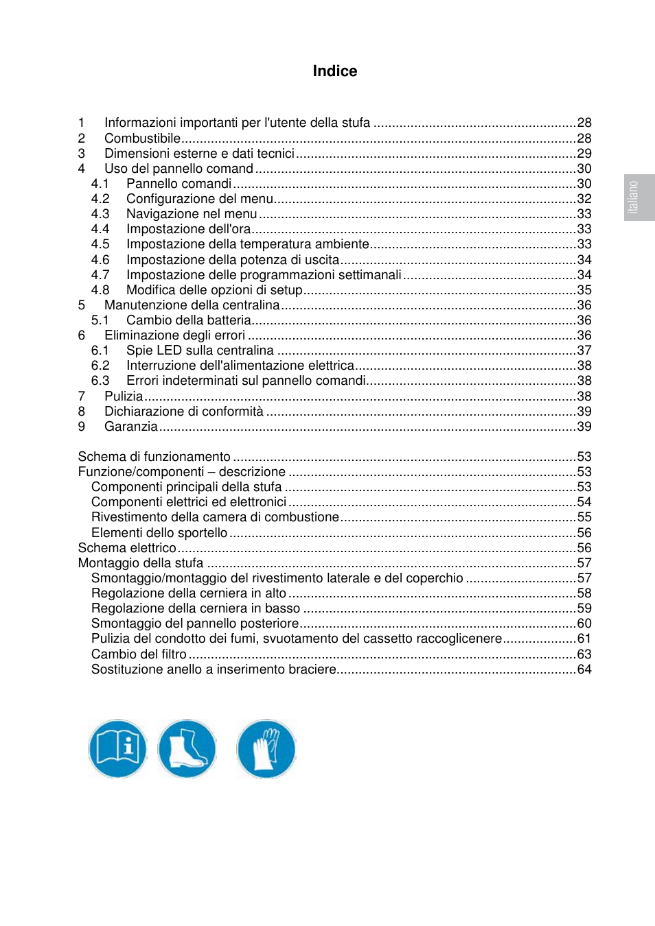 Indice | Austroflamm Polly User Manual | Page 29 / 68