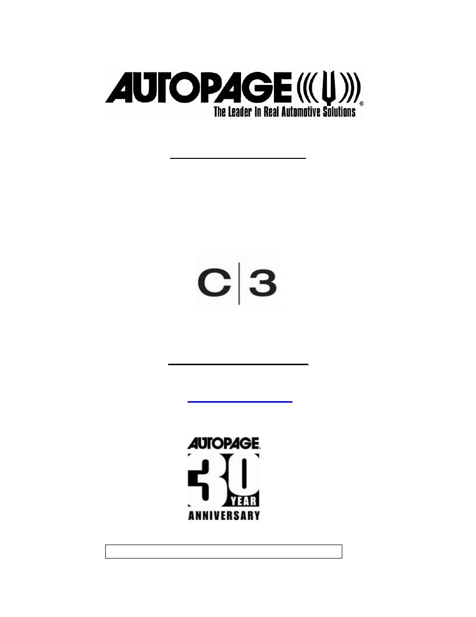 AutoPage C3-RS1100 OLED User Manual | 26 pages