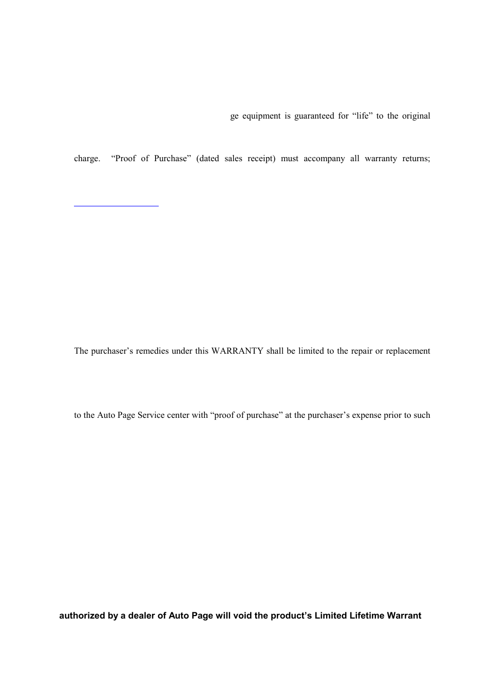AutoPage C3-RS915LCD User Manual | Page 17 / 20
