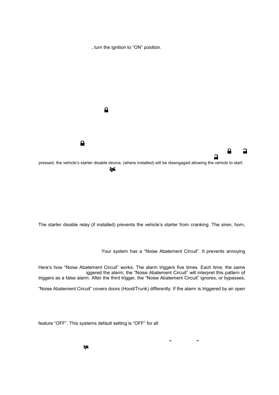 J. car locator, K. panic function, L. trigger the system | M. anti car- jacking (programmable) | AutoPage C3-RS915LCD User Manual | Page 7 / 20