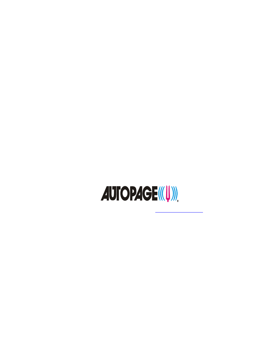 AutoPage C3-RS603 User Manual | Page 12 / 12