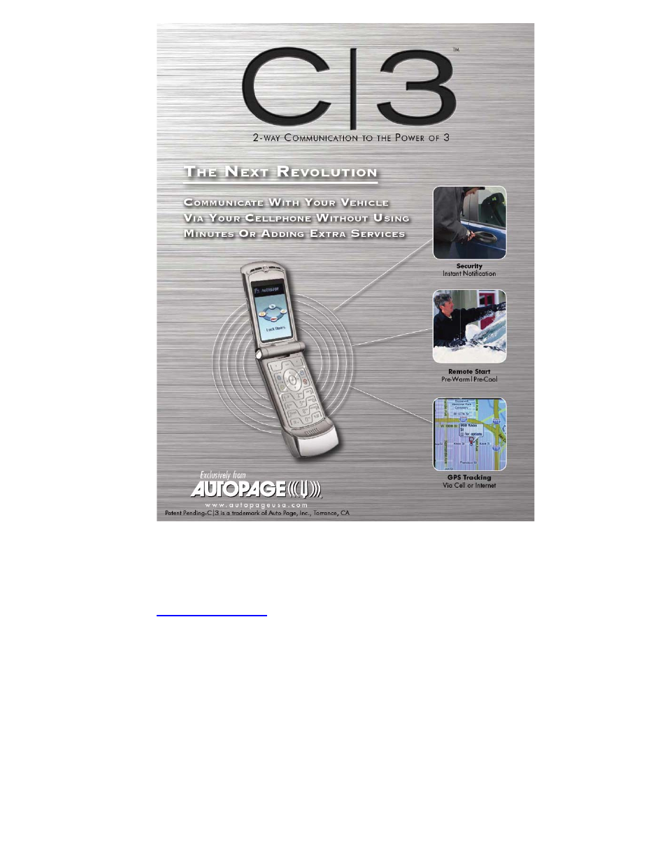 AutoPage C3-RS603 User Manual | Page 9 / 12