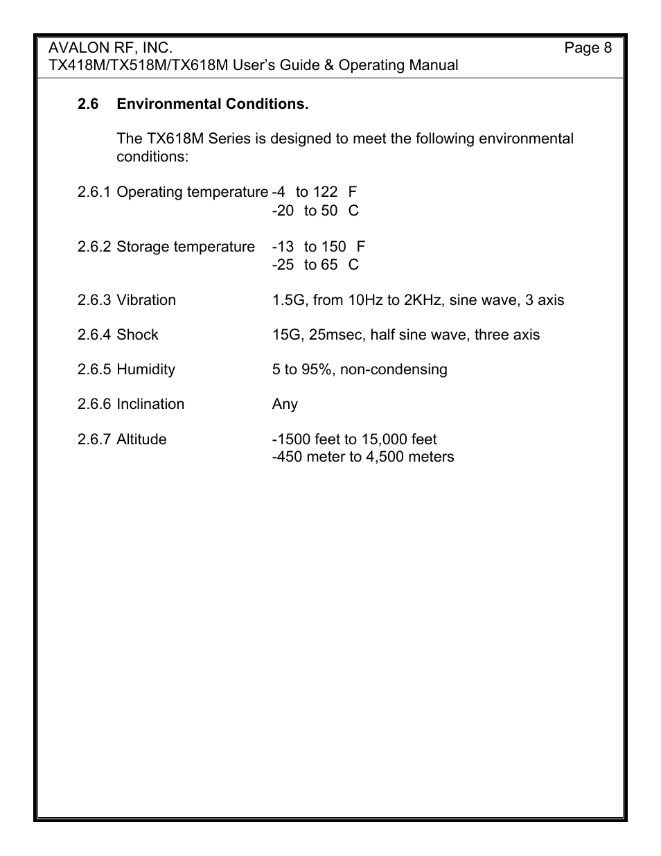 AValon RF TX618M User Manual | Page 10 / 14