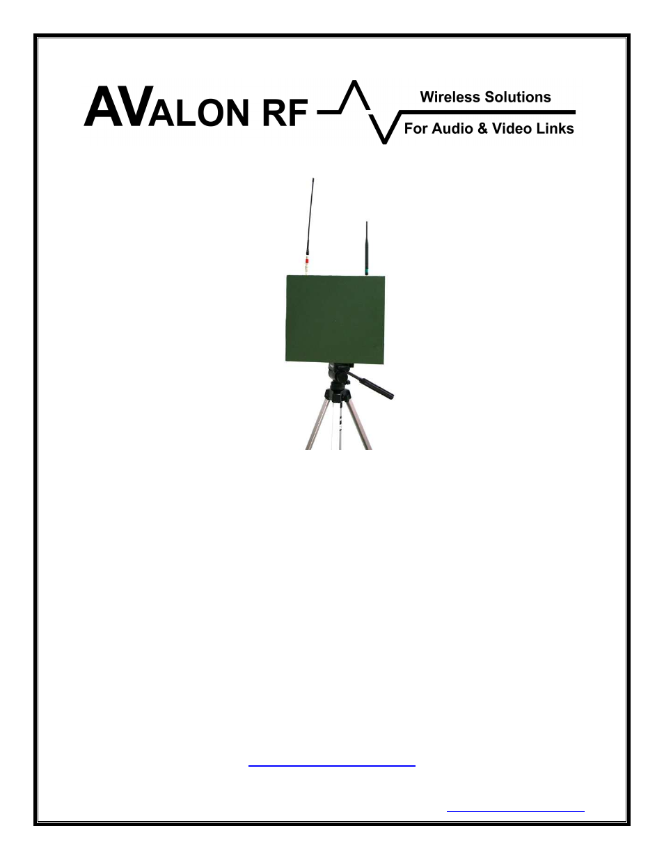 AValon RF GS-S User Manual | 17 pages