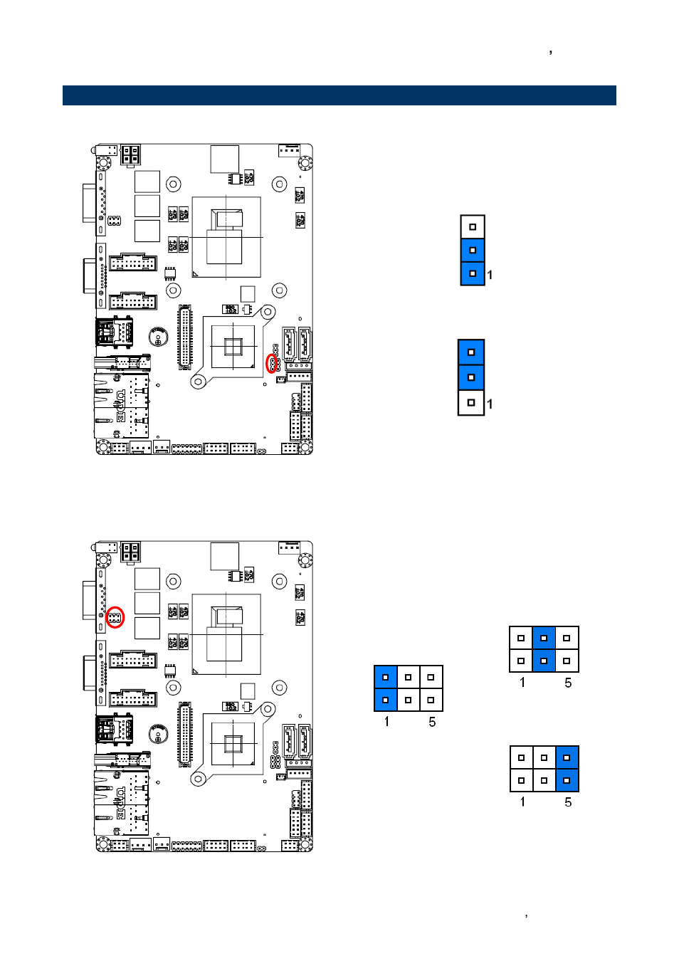 Setting jumpers & connectors, Clear cmos (jbat1), Com 1 pin 9 signal select (jri1) | Avalue ECM-QM87 User Manual | Page 21 / 74