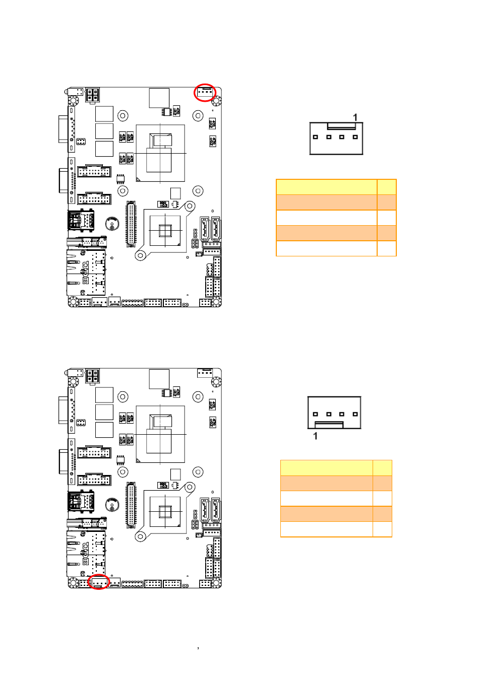 Cpu fan connector (cpu_fan1), System fan connector (sys_fan1) | Avalue ECM-QM87 User Manual | Page 24 / 74