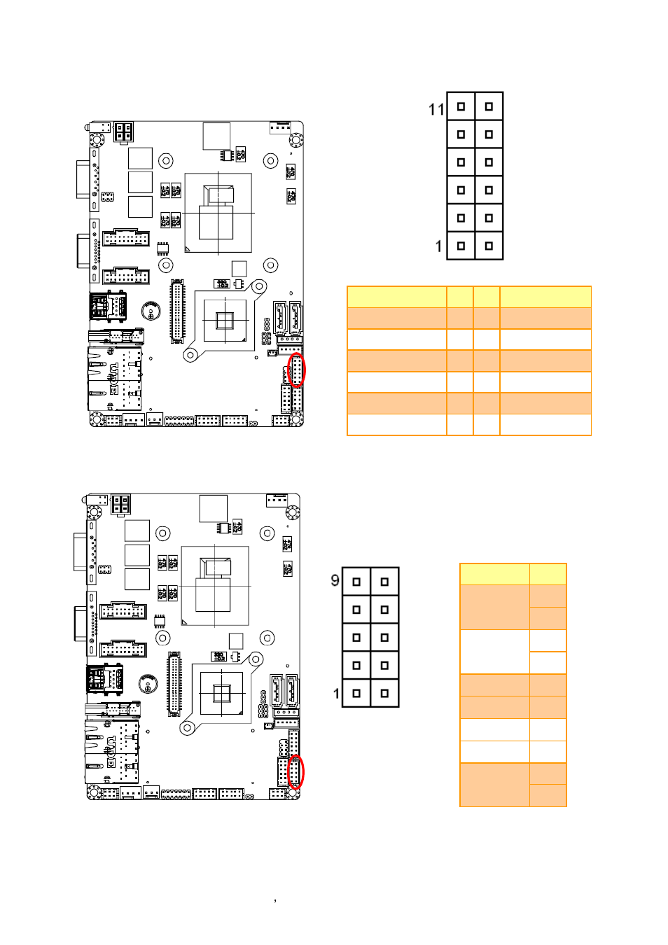General purpose i/o connector (jdio1), Miscellaneous setting connector (jfp1) | Avalue ECM-QM87 User Manual | Page 28 / 74