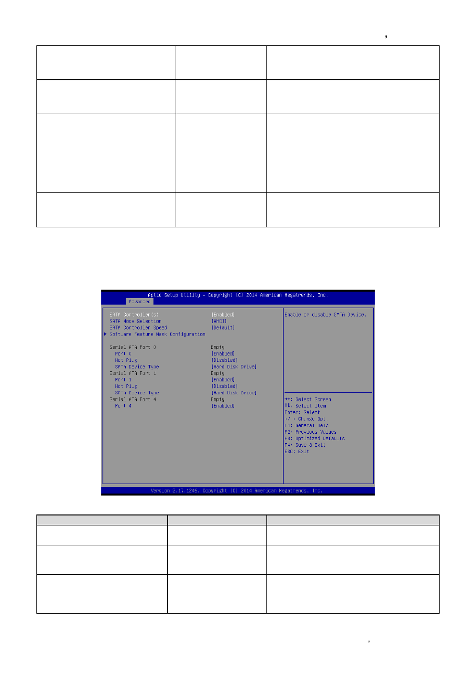 Sata configuration | Avalue ECM-QM87 User Manual | Page 45 / 74