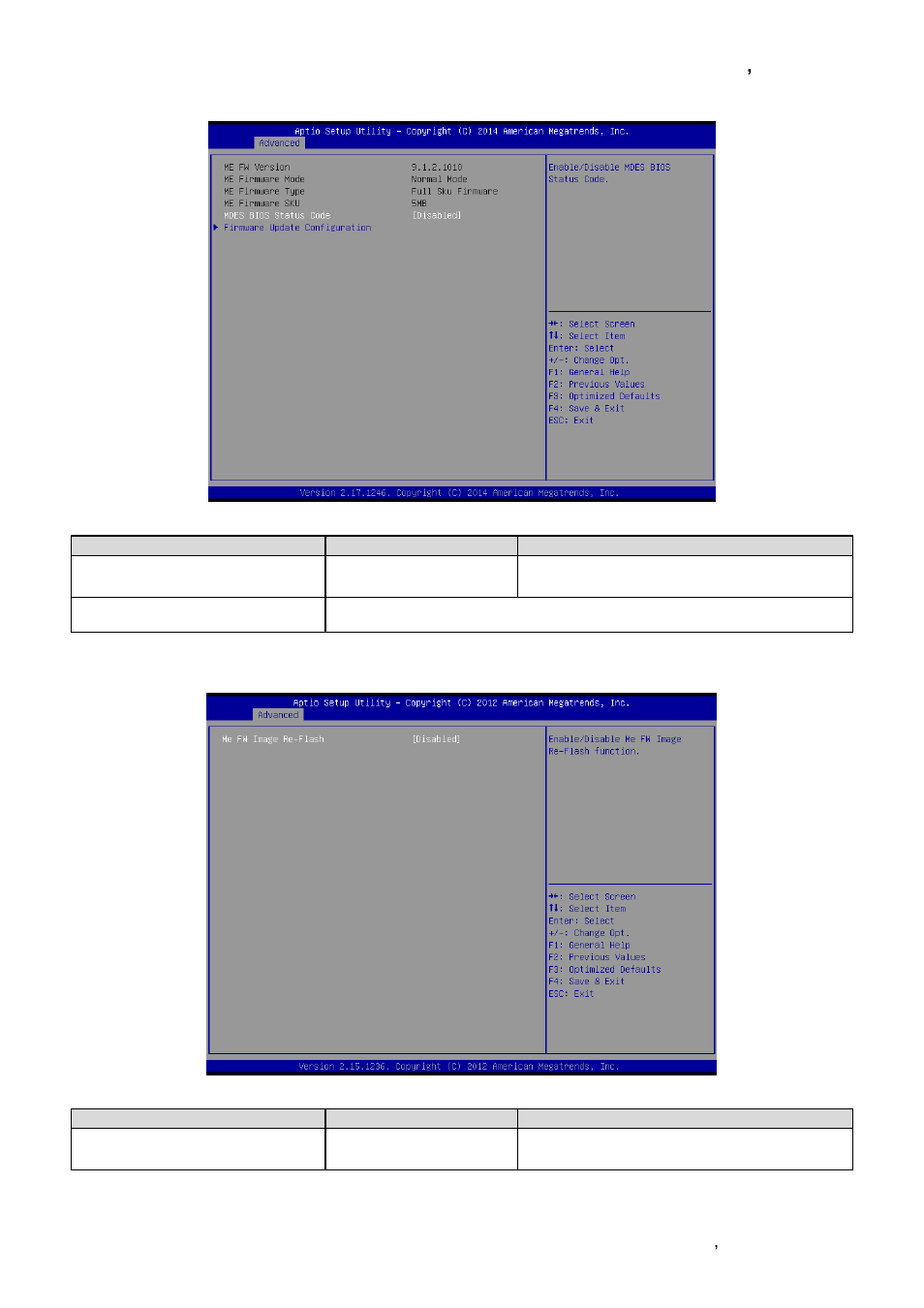 Pch-fw configuration, Firmware update configuration | Avalue ECM-QM87 User Manual | Page 47 / 74