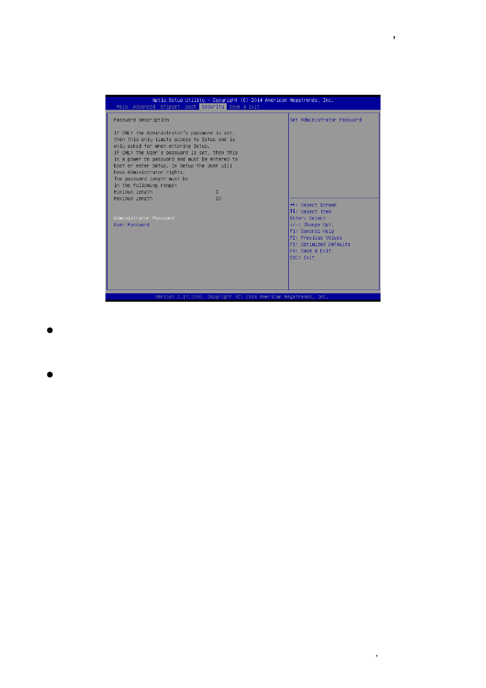Security | Avalue ECM-QM87 User Manual | Page 63 / 74