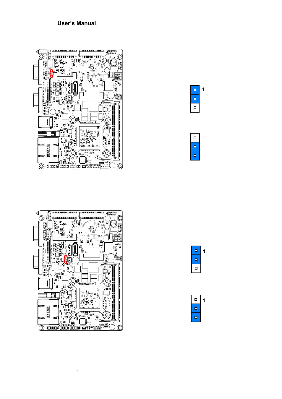 At/atx power on type select (jat1), Lcd backlight brightness adjustment (jbkl_sel1) | Avalue ECM-BYT2 User Manual | Page 22 / 71