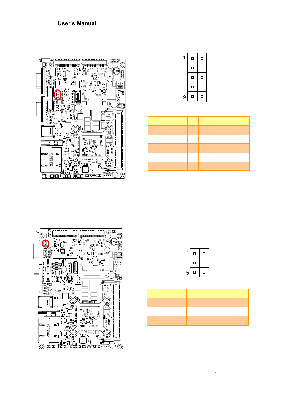 Serial port 2 connector (jcom2), Serial port 1 in rs-422/485 mode (j422_485) | Avalue ECM-BYT2 User Manual | Page 27 / 71