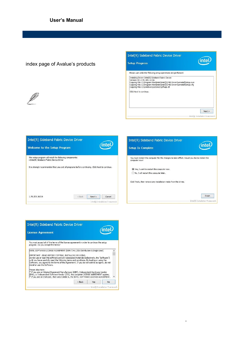 Install mbi driver | Avalue ECM-BYT2 User Manual | Page 63 / 71