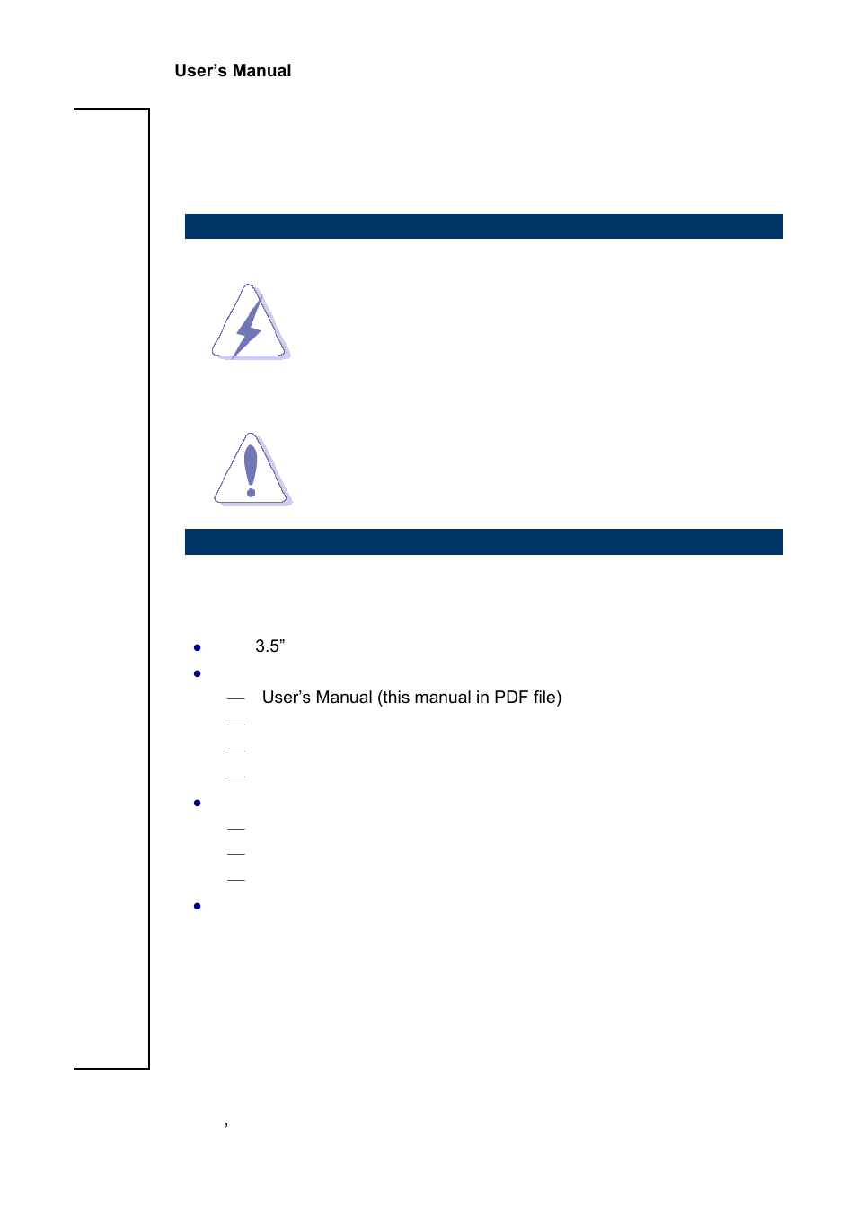 Getting started, Safety precautions, Packing list | Avalue ECM-BYT2 User Manual | Page 8 / 71