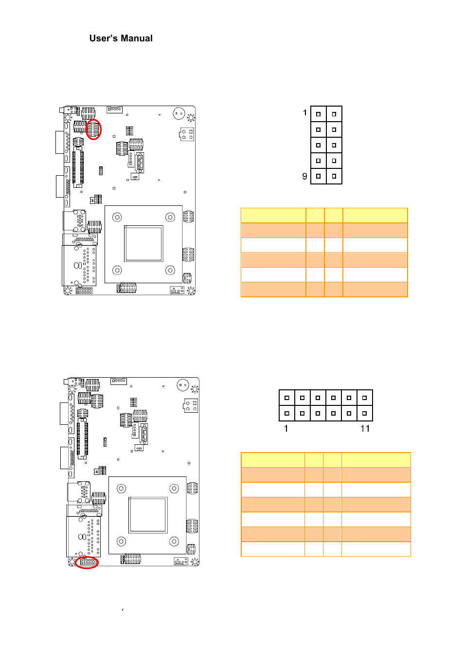 Serial port 4 connector (com4), General purpose i/o connector (jdio1) | Avalue ECM-BYT User Manual | Page 30 / 73