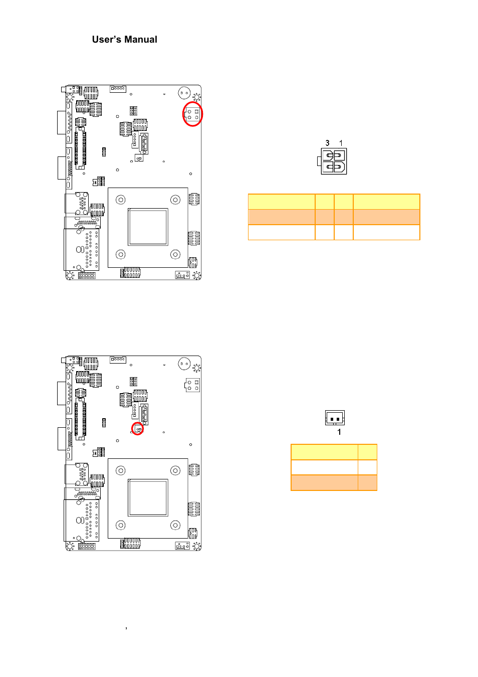 Power connector (pwr1), Sata power connector (sata_pwr1) | Avalue ECM-BYT User Manual | Page 34 / 73