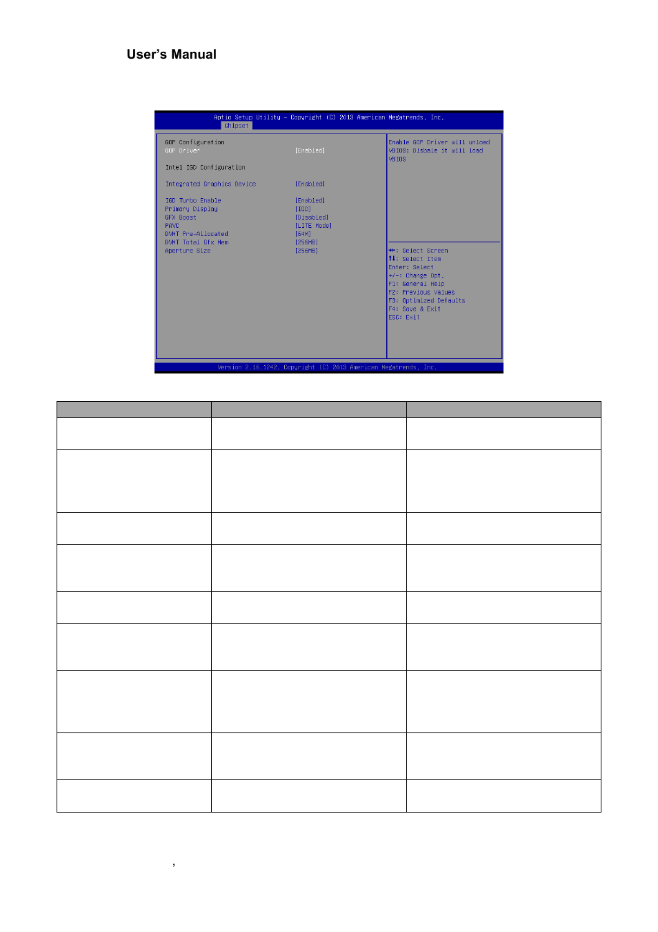 Intel igd configuration | Avalue ECM-BYT User Manual | Page 56 / 73