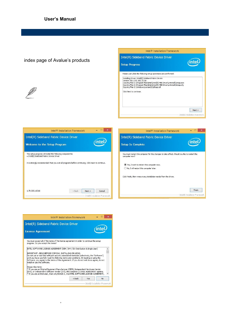 Install mbi driver | Avalue ECM-BYT User Manual | Page 66 / 73