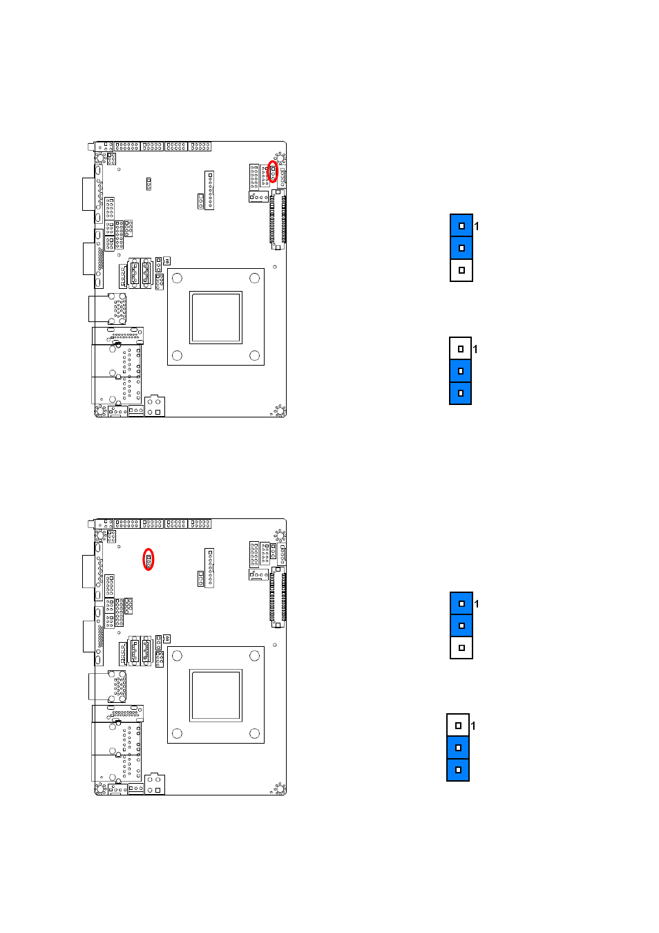 Lcd backlight brightness adjustment (jvr1), At/ atx input power select (jat1) | Avalue ECM-KA User Manual | Page 12 / 24