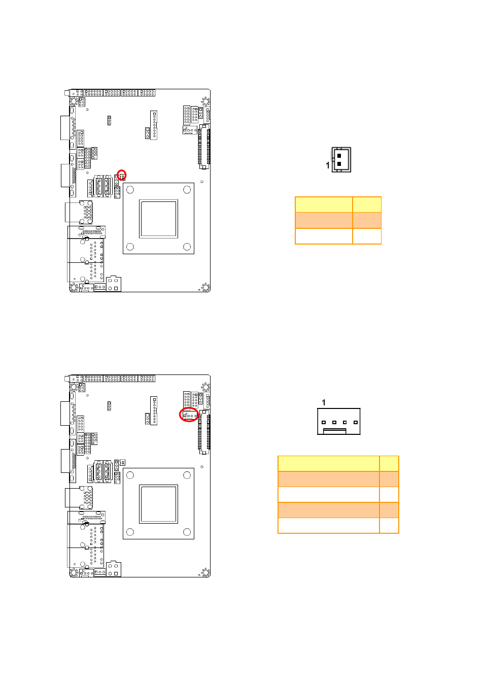 Battery connector (bat1), Cpu fan connector (cpu_fan1) | Avalue ECM-KA User Manual | Page 14 / 24