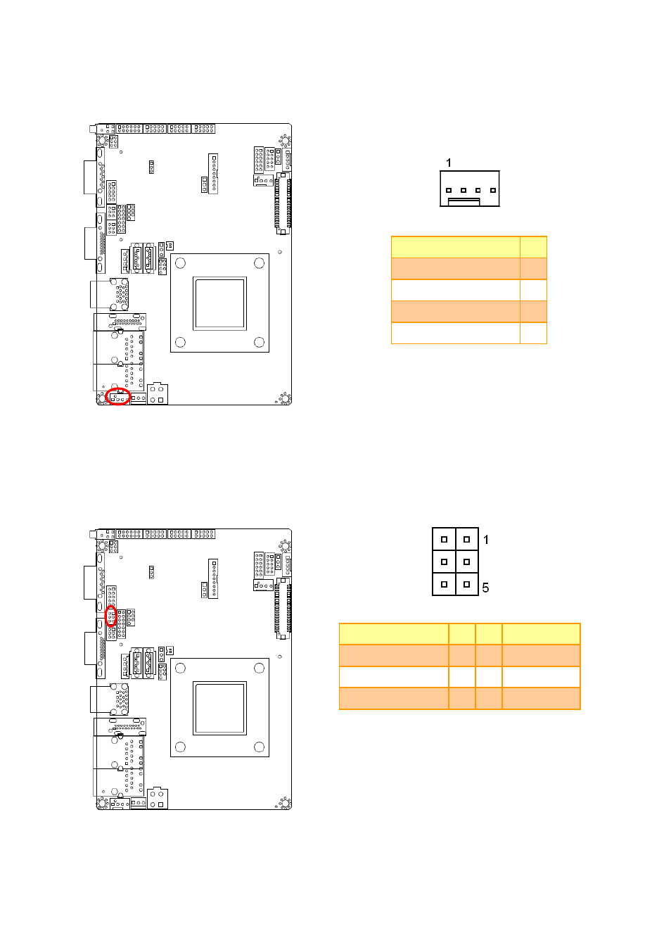 System fan connector (sys_fan1), 10 com 1 rs-422-485 mode (j422/1) | Avalue ECM-KA User Manual | Page 15 / 24