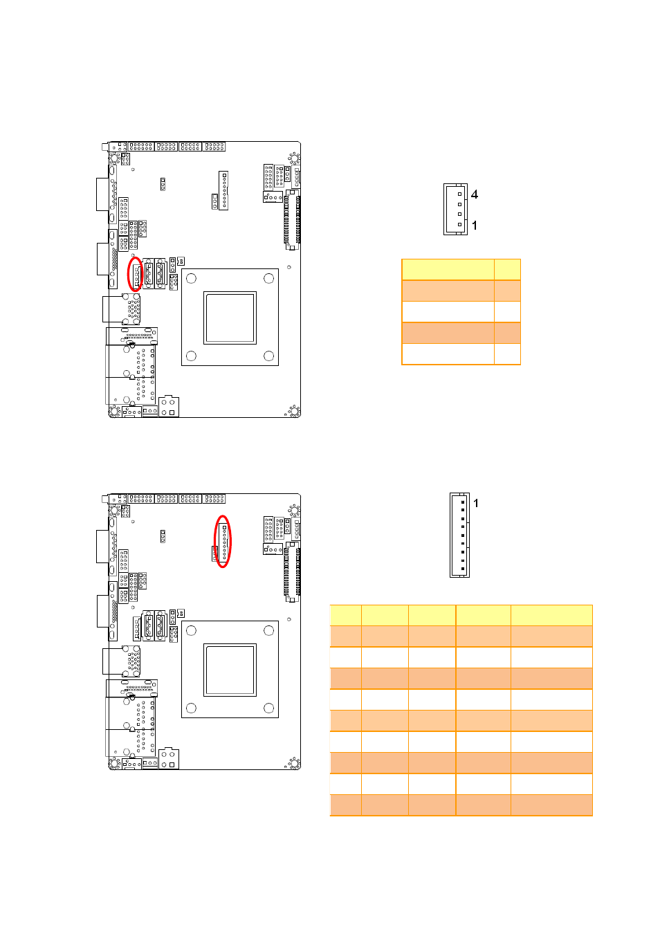 Hdd power connector (hd_pwr1), Touch connector (jtouch1) (option) | Avalue ECM-KA User Manual | Page 21 / 24